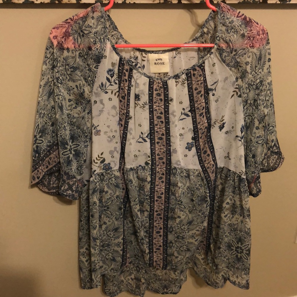 Knox Rose high low top